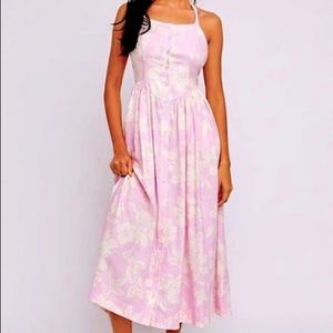 NWT Free People The Perfect Sundress in Light Combo